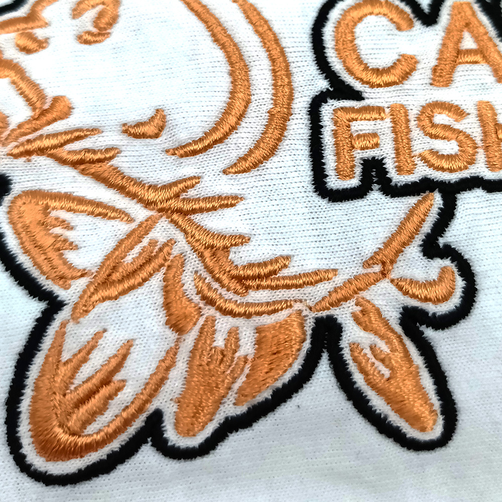 Vyšívaná pánska bavlnená polokošeľa, vyšívaný dizajn CARP FISHING